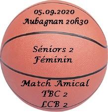 05 09 2020 seniors 2 feminin match amical tbc2 larriviere