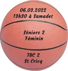06 03 2022 seniors 2 f tursan basket chalosse 2 st cricq